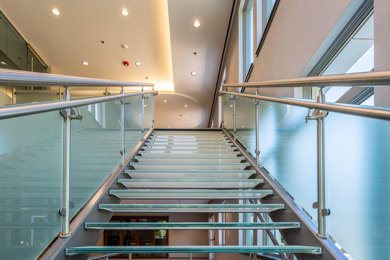 Glass Flooring and Stair Treads from Jockimo