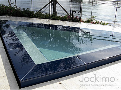 privateresidence bluepoolglassfloor