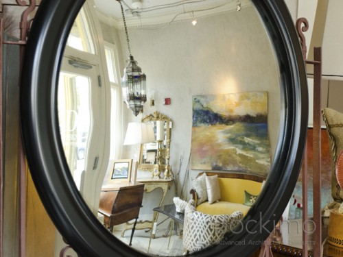 Fisheye Framed Mirror