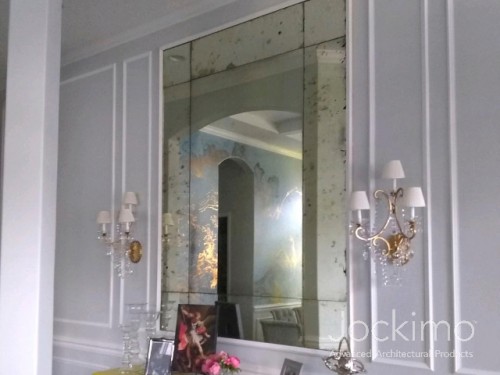 Antique Mirror Wall